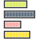 Graphic Chart, Bar chart, rising, Rising Chart, chart Black icon