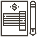 Business, Finance, invoice, Loan, tax, asset, pawnshop DarkSlateGray icon