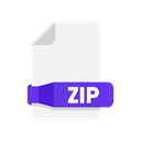 files, Folder, document, Zip Black icon