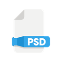 Folder, document, Psd, files Black icon