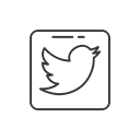 Logo, Label, twitter, Brand Black icon