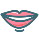 Dentistry, Dentist, smile, lip, mouth, tooth, dental Black icon