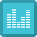 Bar, chart, graph, Analytics MediumTurquoise icon