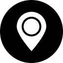location, Address, Map, Circle, marker, navigation, Gps Black icon