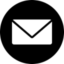 Circle, messages, Email, Message, mail, Letter, inbox Black icon