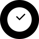 time management, time, Circle, deadline, Clock Black icon