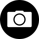 Camera, Circle, Photographer, shutterbug, photo, picture, photography Black icon