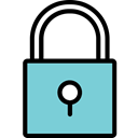 security, login, secret, Key, Lock, secure SkyBlue icon