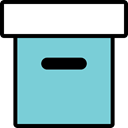 Box, Board, Election, document, File, office SkyBlue icon