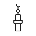 Minaret, Free0002 Black icon