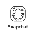 Logo, name, social media, Snapchat Black icon