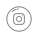 Logo, name, social media, Instagram Black icon