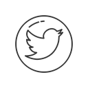 Brand, Logo, twitter, social media Black icon