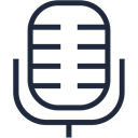 speaker, volume, Microphone, Loud, mic, recording Black icon