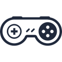 Camera, Game, play, controller, digital Black icon