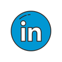 Logo, Label, Linkedin, Brand Black icon