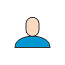 user, profile, Linkedin, profile page Black icon