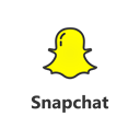 Snapchat, snapchat logo, Ghost, social media Black icon