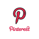 social media, pinterest, pinterest logo, pinterest button Black icon