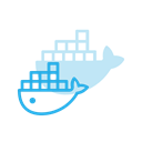 docker, media, Logo, Social Black icon