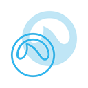 Grooveshark, media, Logo, Social DodgerBlue icon
