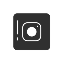 Logo, social media, Instagram, instagram logo DarkSlateGray icon
