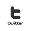 Logo, twitter, social media, twitter logo Black icon