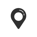 Map, twitter, Gps, location Black icon
