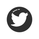 Logo, twitter, bird, twitter logo Black icon