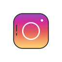 Instagram, instagram logo, Logo, Label Black icon