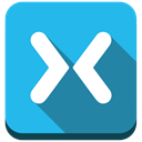 Mixer, social network, Beam, mixer.com DeepSkyBlue icon
