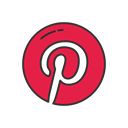 pinterest logo, Logo, Label, pinterest Black icon