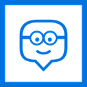 education, social media, Social, media, line, square, edmodo DodgerBlue icon