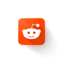 Logo, web, Reddit, Brand Black icon