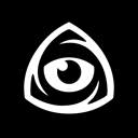 Eye, Iconfinder, internet, square, icon market, iconfinder icon, iconfinder logo Black icon
