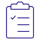 survey, done, document, paper, list, Check, task Black icon