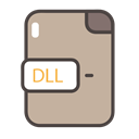 documents, Folders, files, Dll, dll icon Tan icon