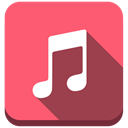 music, Apple, Note, apple music Salmon icon