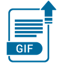 file formation, Gif, file format, File Formats, File form Teal icon