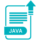 Java, Extension, paper, File, Format LightSeaGreen icon