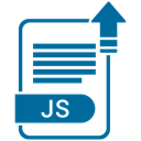 js, file format, File Formats, File form, file formation Teal icon