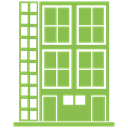 skyscraper, Building, hotel, tower YellowGreen icon