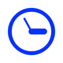 Clock, time, watch, Schedule, timetable Black icon