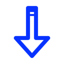 Bottom, Down, Arrow, navigation, Direction Icon