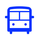 public, travel, transport, Bus, Road Black icon