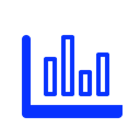 Bar, chart, line, report, Diagram, statistics, Sales Black icon