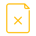 remove, Doc, cancel, forbidden, document, delete Black icon
