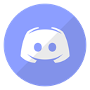 Logo, website, Discord CornflowerBlue icon