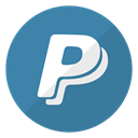Money, pay, paypal, Account, platform, Logo SteelBlue icon