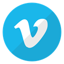 Vimeo, website, Logo DeepSkyBlue icon